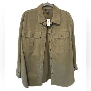 Banana Republic Light Army Jacket- size M. Army green, pockets in front